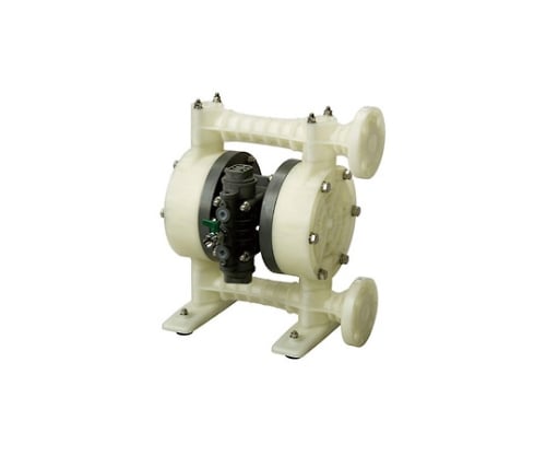 ダイアフラムポンプ　160L/min　接液部：ポリプロピレン／ダイアフラム：フッ素樹脂