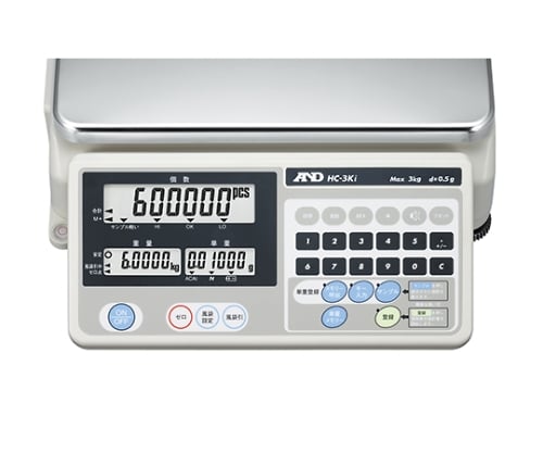 カウンティングスケール 中国語版校正証明書付