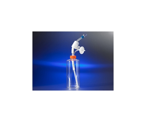 ローラーボトル用トランスファーキャップ、0.2μmフィルター付き、内径3/8インチ、外径1/2インチ、C-flexチューブ 1ケース（1個×2パック入）