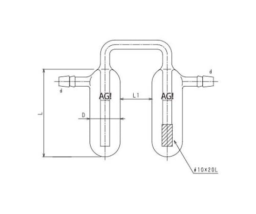 二連式ミニトラップ（フィルター付）
