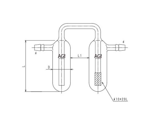 二連式ミニトラップ（フィルター付）