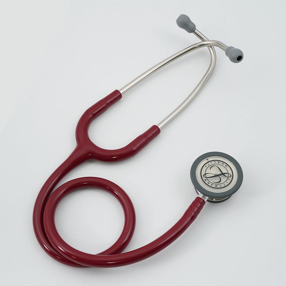 早割クーポン！ Classic Littman 聴診器 Ⅲ バーガンディ 健康管理 