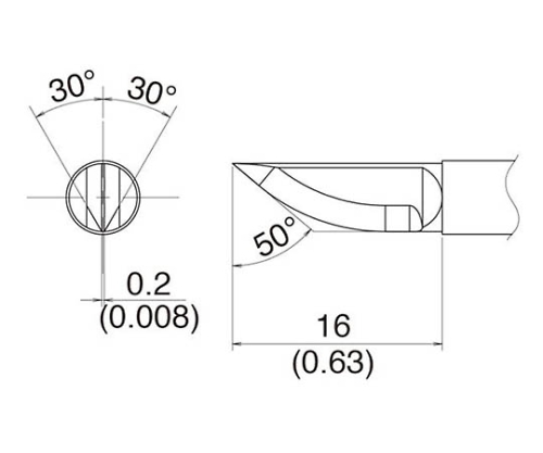 ナイフ型ブレード