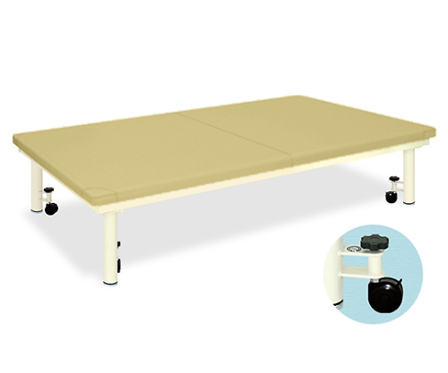 Platform Bed with caster W100 x L190 x H40cm Ivory TB-945