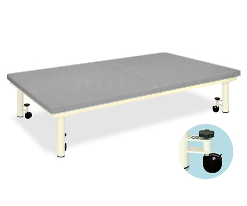 Platform Bed with caster W100 x L190 x H40cm Gray TB-945