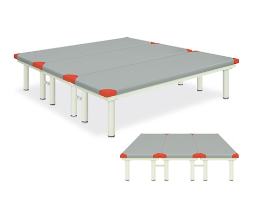 連結キングホーム 幅180×長さ190×高さ50cm グレー