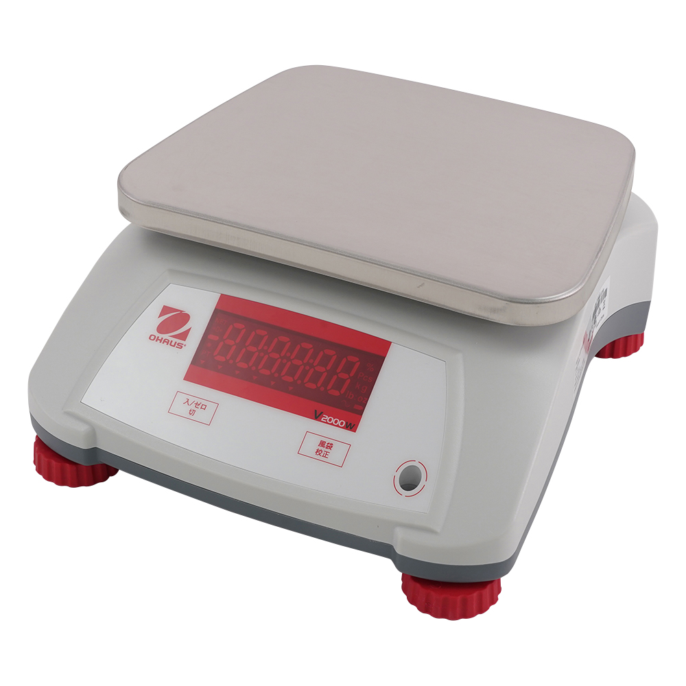 デジタルはかり V2000Wシリーズ（フードスケール） 6000g 英語版校正証明書付