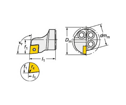 コロターンSL コロターン111用カッティングヘッド