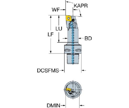 61-5316-90 センサクホルダHP（410） C4-PCLNR-17090-12HP 【AXEL