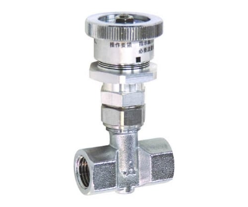 チッコロ 内×内ネジ型 パネル+ロック+開度指示 PT1/8