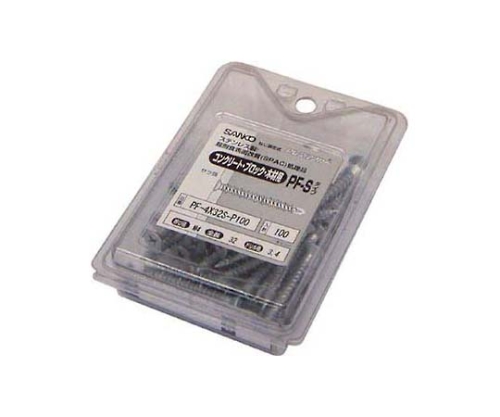 テクノ PレスアンカーPF-Sタイプ ステンレス製（SUS410） 100セット入