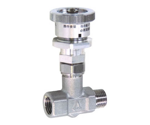 チッコロ-α 外×内ネジ型 パネル+ロック+開度指示 PT1/8