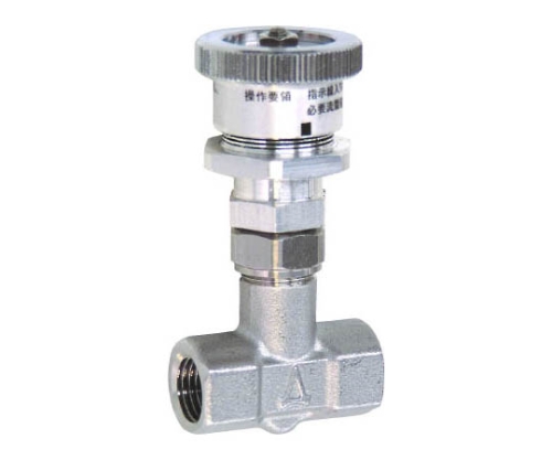 チッコロ-α 内×内ネジ型 パネル+ロック+開度指示 PT1/4