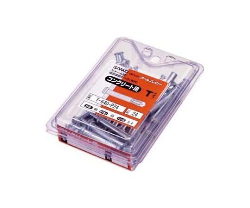 テクノ オールアンカーTタイプ スチール製 24セット入