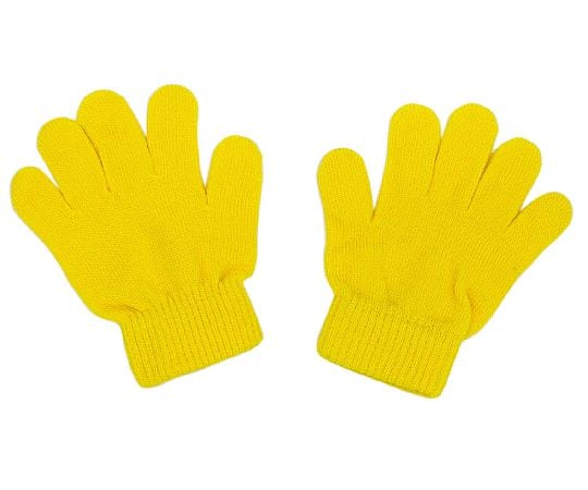 カラーのびのび手袋 黄