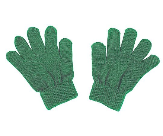 カラーのびのび手袋 緑