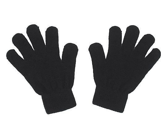 カラーのびのび手袋 黒