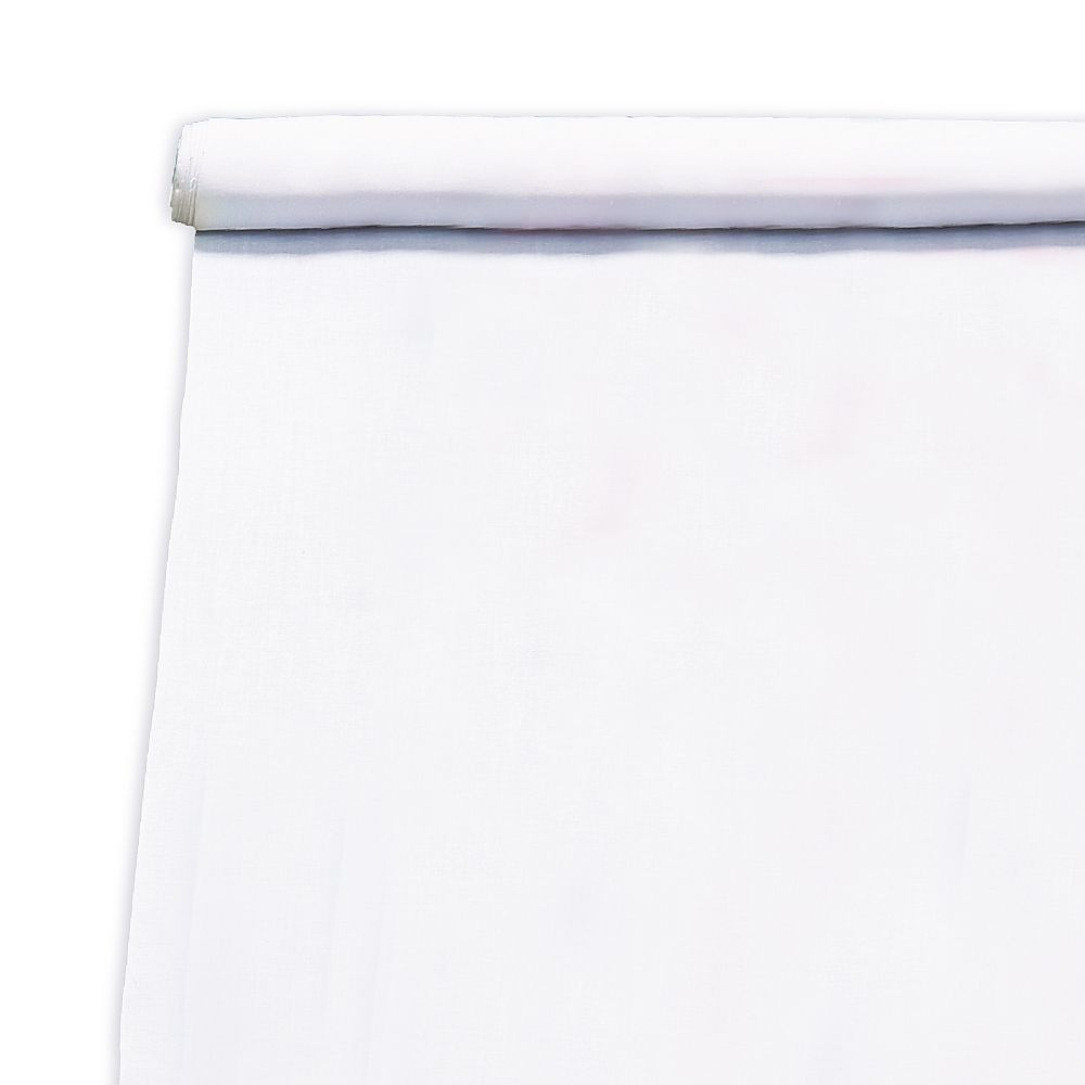 カラー布 110cm幅 1mに付 白