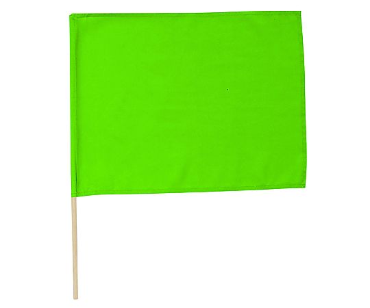 小旗（410×300）蛍光グリーン 2052