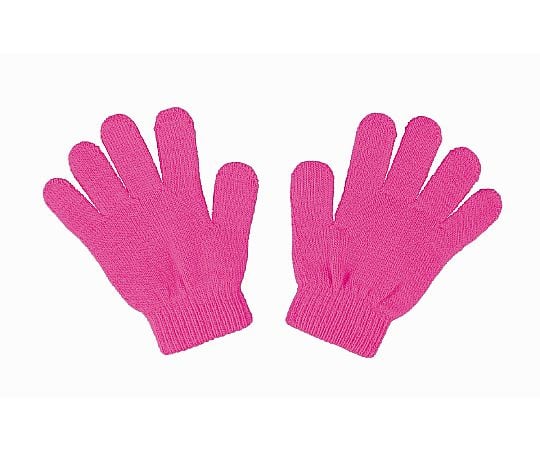 カラーのびのび手袋 蛍光ピンク