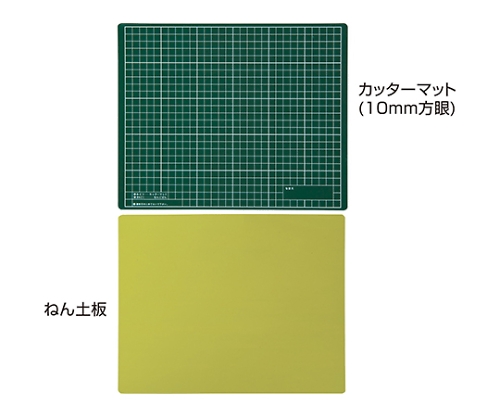 工作マットB 緑×黄緑（白線） 3008