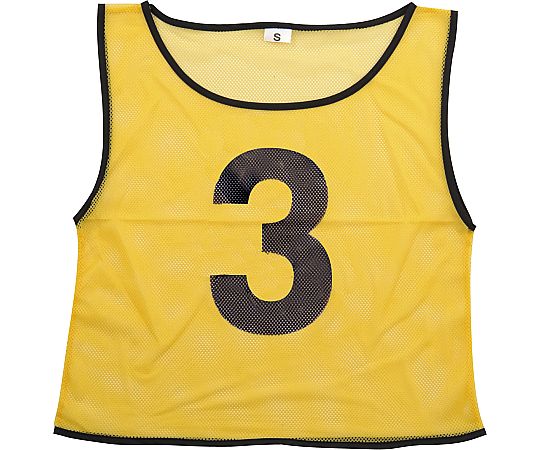 ARTEC チームベスト 大(1〜10)黄 4502 1パック 61-6014-56 チームベスト 大(1～10)黄 4502 【AXEL】 アズワン