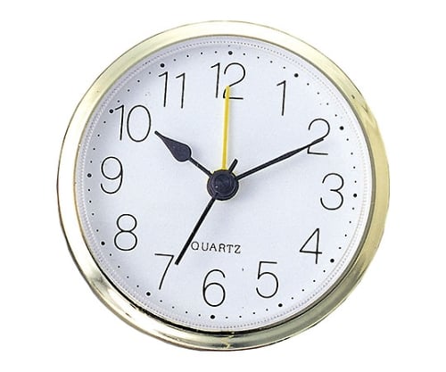 丸型時計 ゴールド アラーム付