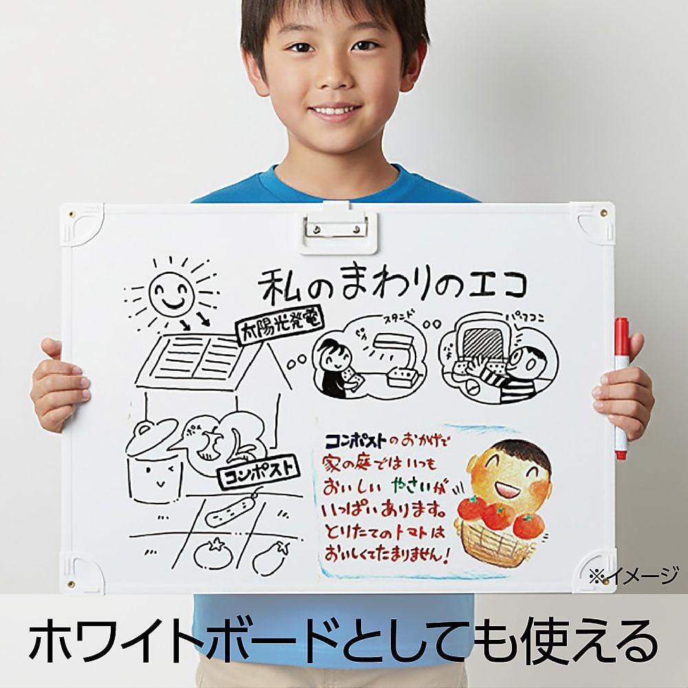 61-6026-33 新型フレーム付ホワイト画板(ホワイトボード) 11126 【AXEL