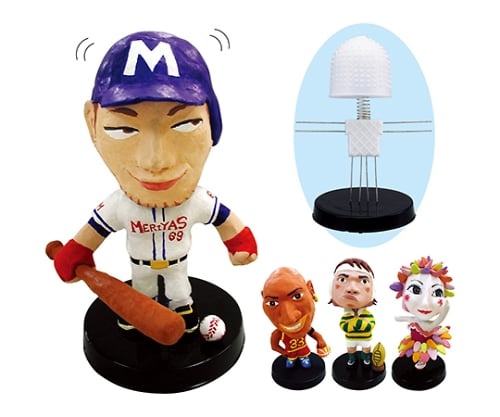 首振り人形【ハマスけ】 61-6036-70 首ふり人形芯材 23607 【AXEL】 アズワン