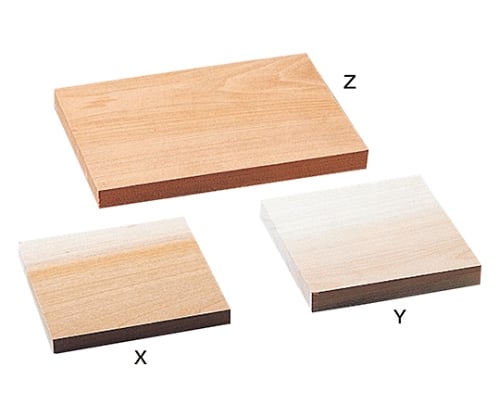 共同木彫板 X（朴100×100×10mm） 30520
