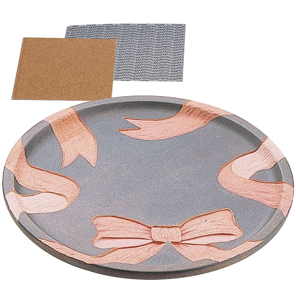 木彫丸盆 小(しな)φ210