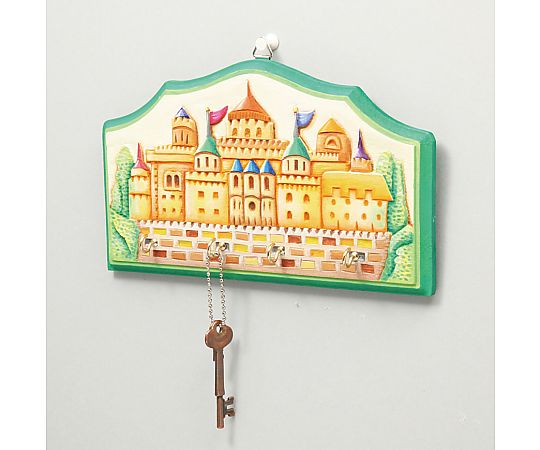 木彫キーハンガー