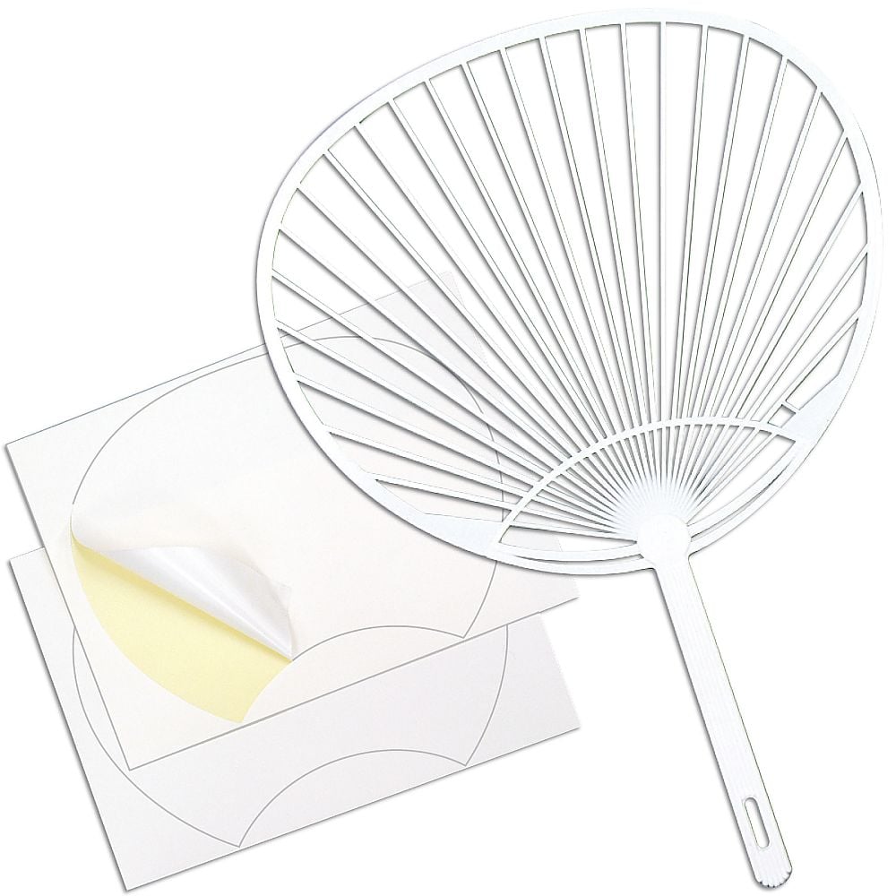 アーテック61-6046-33３８０９９うちわ作り（タック付）【1パック】(as1-61-6046-33)