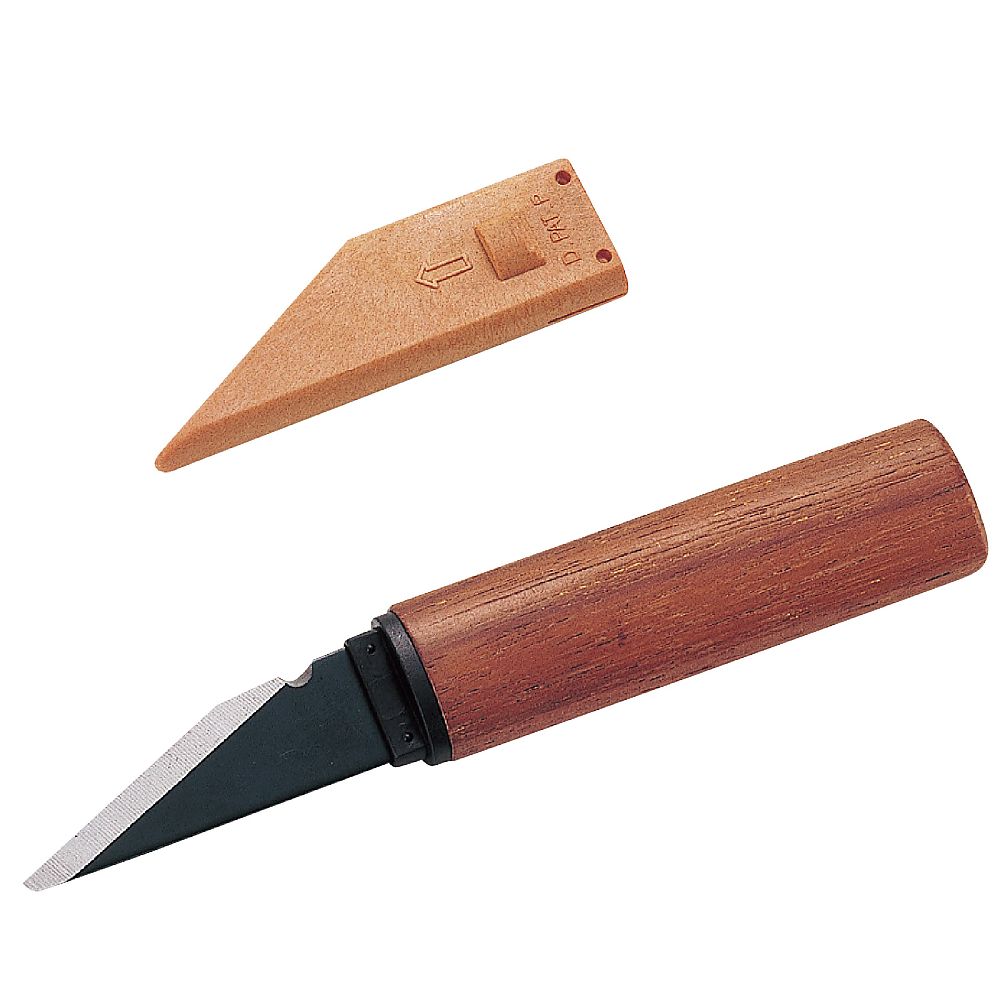 茶サヤ小刀 B・全鋼 右用