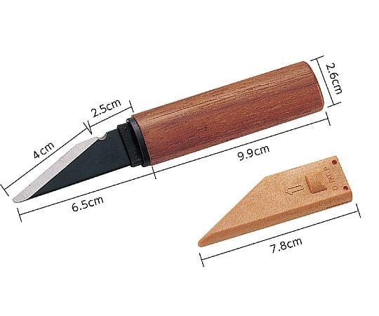 茶サヤ小刀 B・全鋼 左用