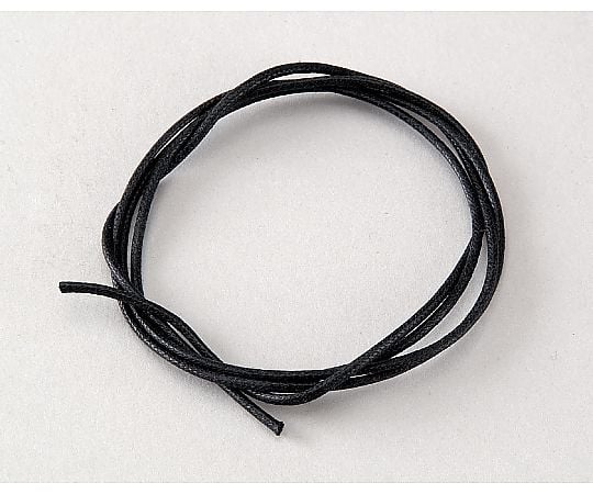 ワックスコード80cm黒(ロウ引ヒモ)10本