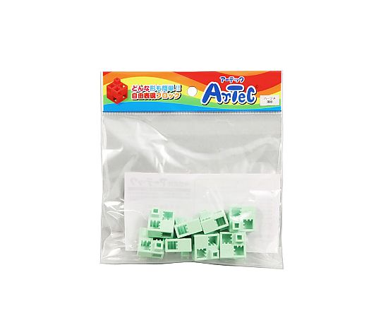 アーテックブロック ハーフA 8PCSセット薄緑 77767
