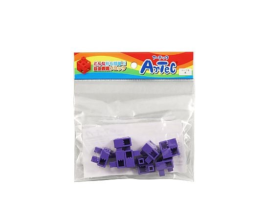 アーテックブロック ハーフB 8PCSセット紫