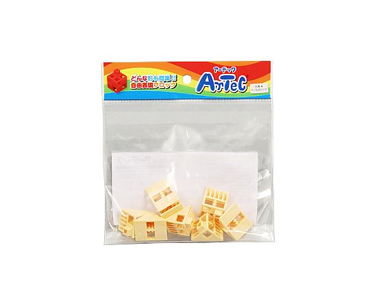 アーテックブロック 三角A 8PCSセットペールオレンジ