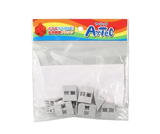 アーテックブロック 三角A 8PCSセット薄グレー
