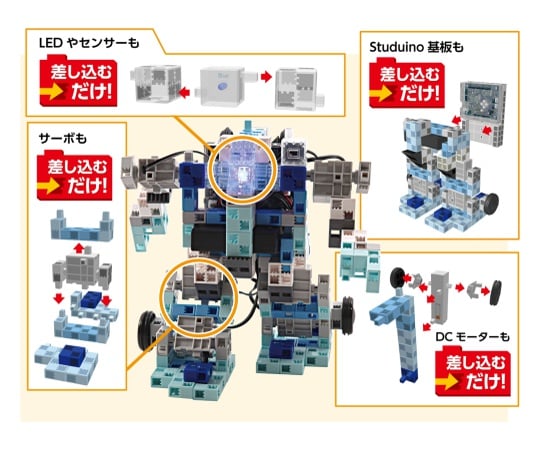 61-6072-60 プログラミング教材(アーテックロボ) ロボット用光センサー 153115