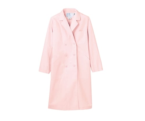 診察衣 レディス 長袖Ｗ ピンク