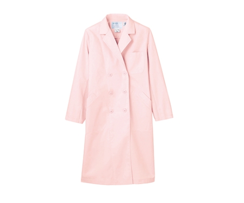 診察衣 レディス 長袖Ｗ ピンク