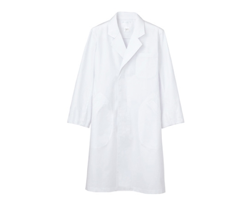 ［Discontinued］Men's Lab Coat Long Sleeve S White 51-605 M