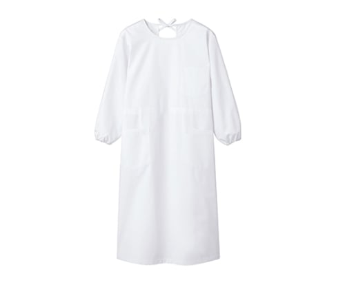 予防衣 レディス 長袖 白