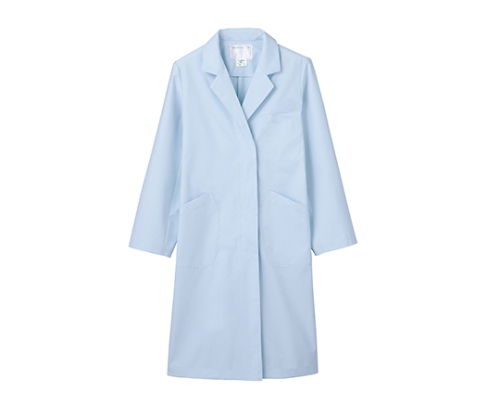 女子診察衣Ｓ 長袖 サックス