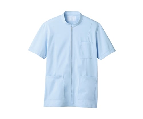 ケーシー メンズ 半袖 サックス