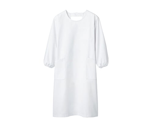 予防衣 男女兼用 長袖 白