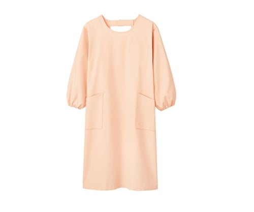 予防衣 男女兼用 長袖 シェルピンク