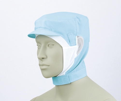 ショート頭巾帽子 ブルー エコ 9-1027 M